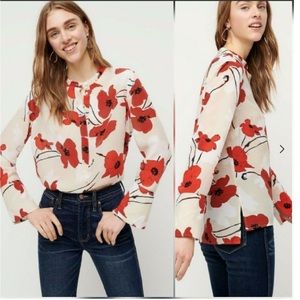 NWT! J. Crew - Silk Top XL